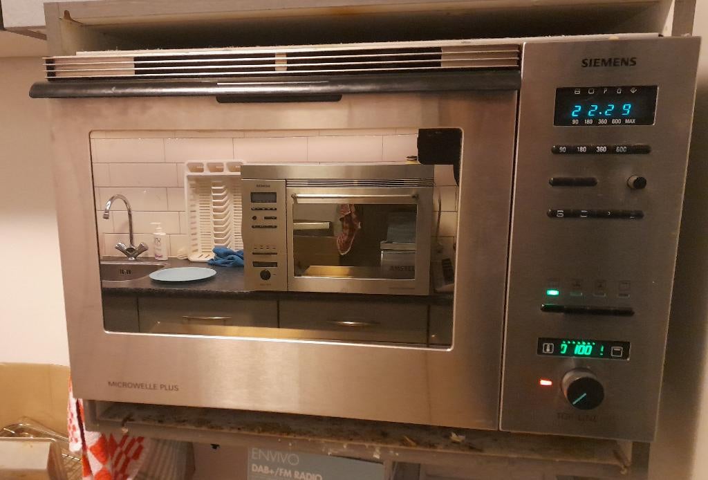 2x Siemens combimagnetron HFT759, Ophalen, Gebruikt, Oven, Inbouw