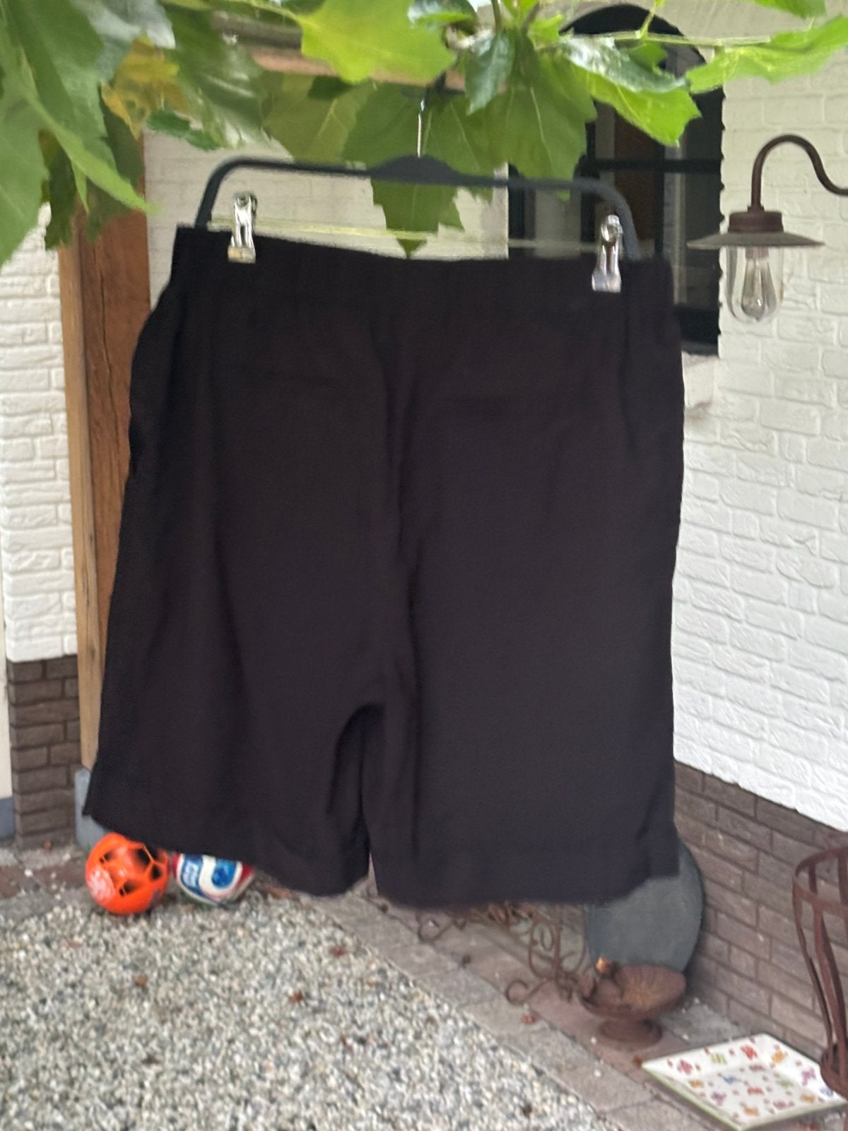 Claudia Sträter zwarte korte broek, Kort, Verzenden, Zwart, Maat 42/44 (L)