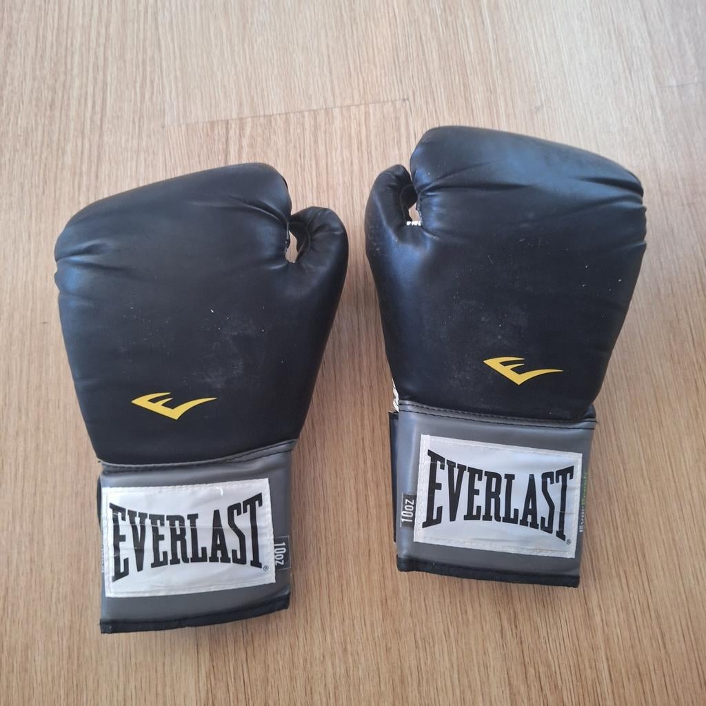 Kickboks set: scheenbeschermers en handschoenen, Ophalen of Verzenden, Gebruikt, Overige, Vechtsportbescherming