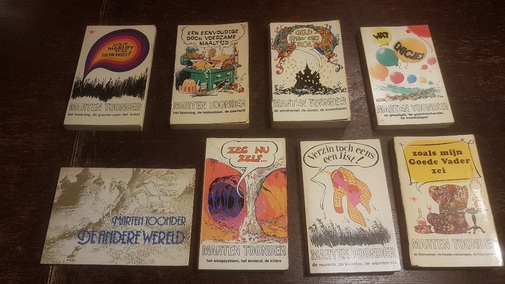 8x Marten Toonder - Tom Poes & Heer Bommel, Gelezen, Marten Toonder, Ophalen of Verzenden, Meerdere stripboeken