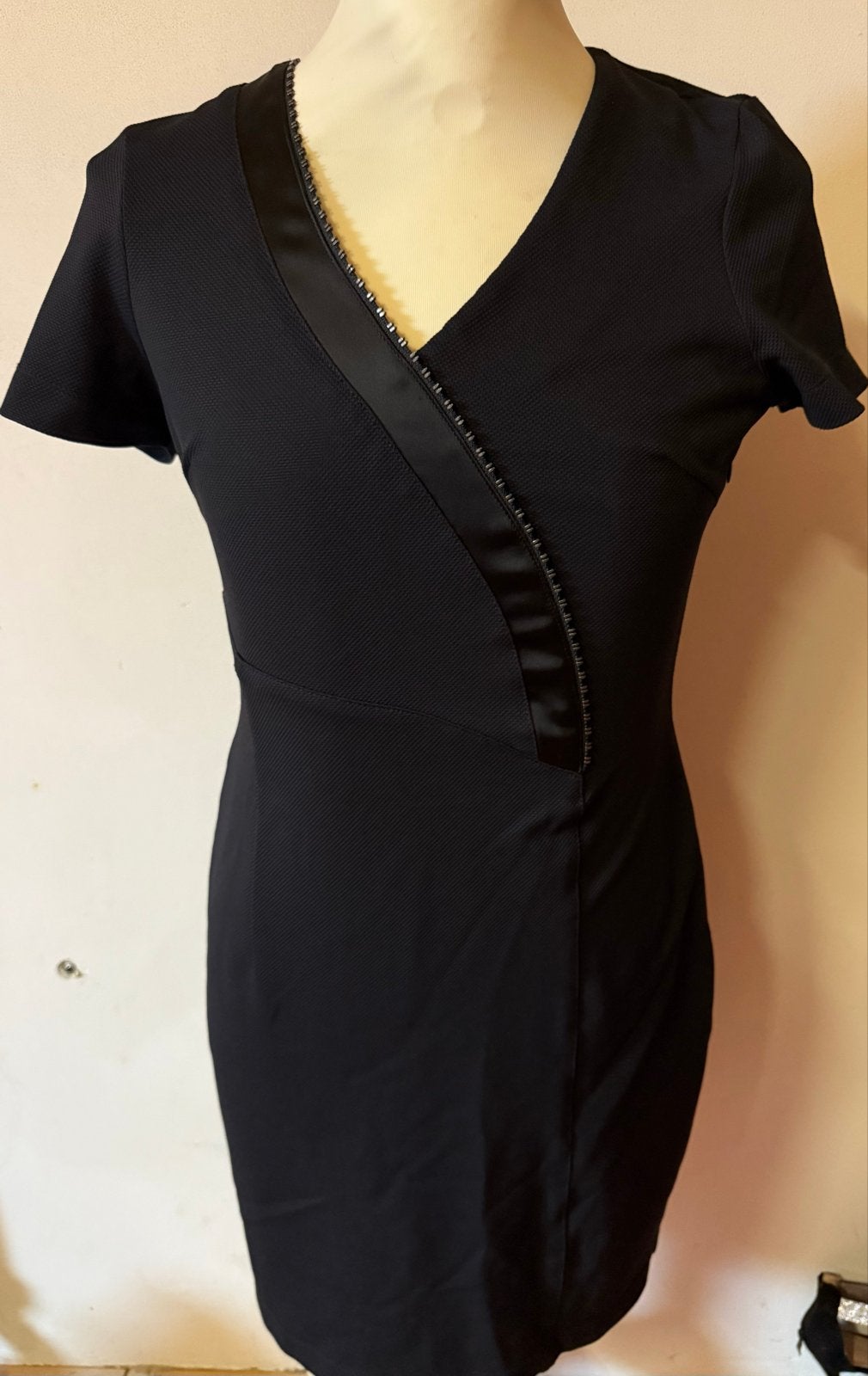 Elegant zwart jurkje van Eva Kayan, maat 38, Maat 38/40 (M), Zwart, Ophalen of Verzenden, Zo goed als nieuw