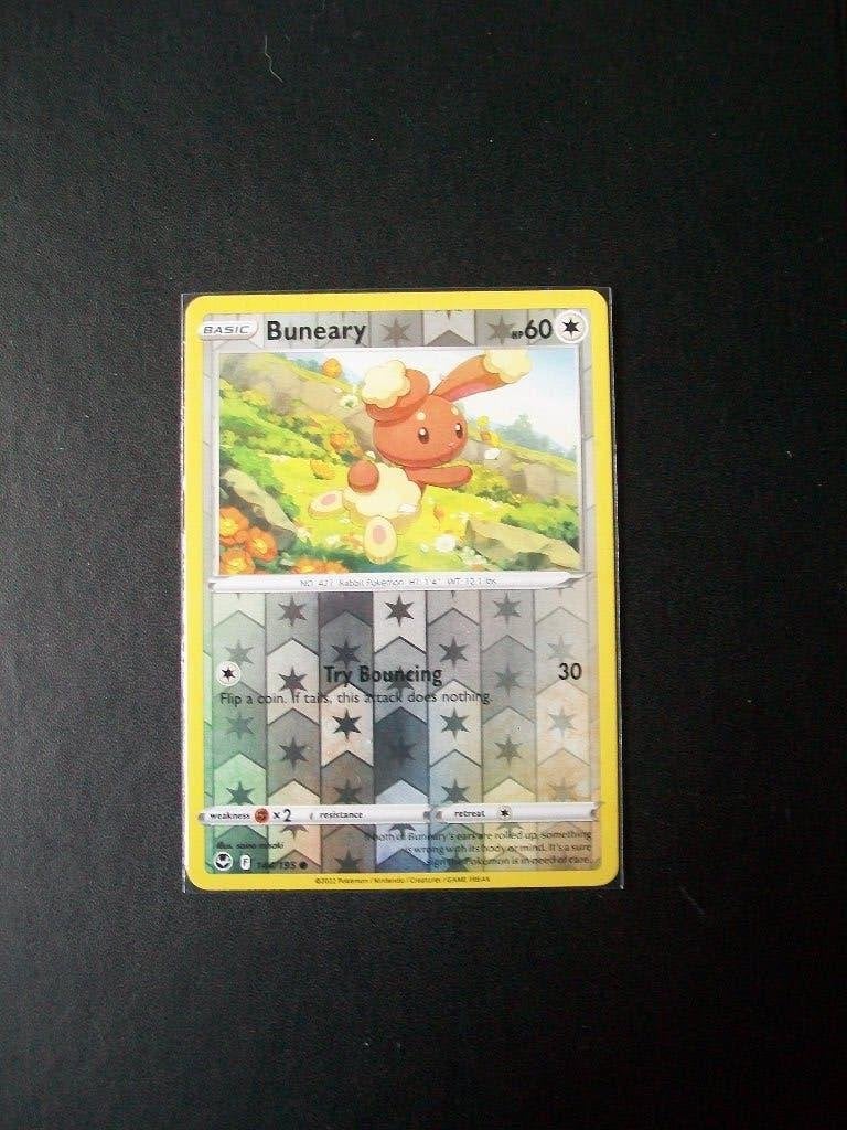 4186: Nieuwe Pokemon Kaart holofoil BUNEARY HP 60 (144/195), Verzenden, Nieuw, Losse kaart, Foil