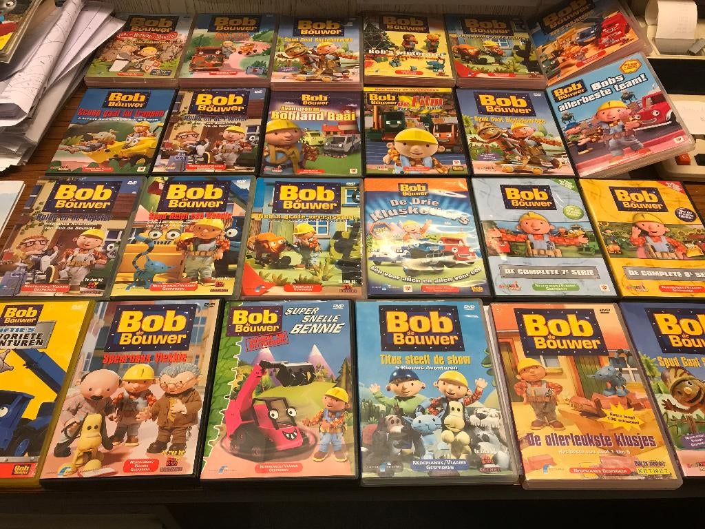Te koop nog 17 DVD's van Bob de Bouwer zie actuele lijst, Gebruikt, Alle leeftijden, Ophalen of Verzenden, Tv fictie