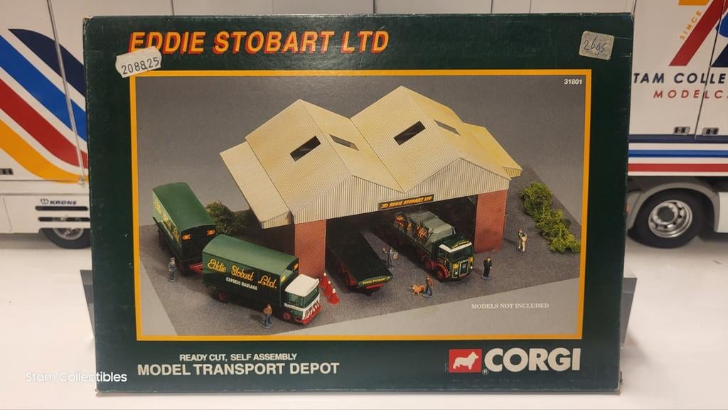 Corgi Classics Model Transport Depot Eddy Stobart LTD - 1/76, 1:50 of kleiner, Ophalen of Verzenden, Zo goed als nieuw, Diorama