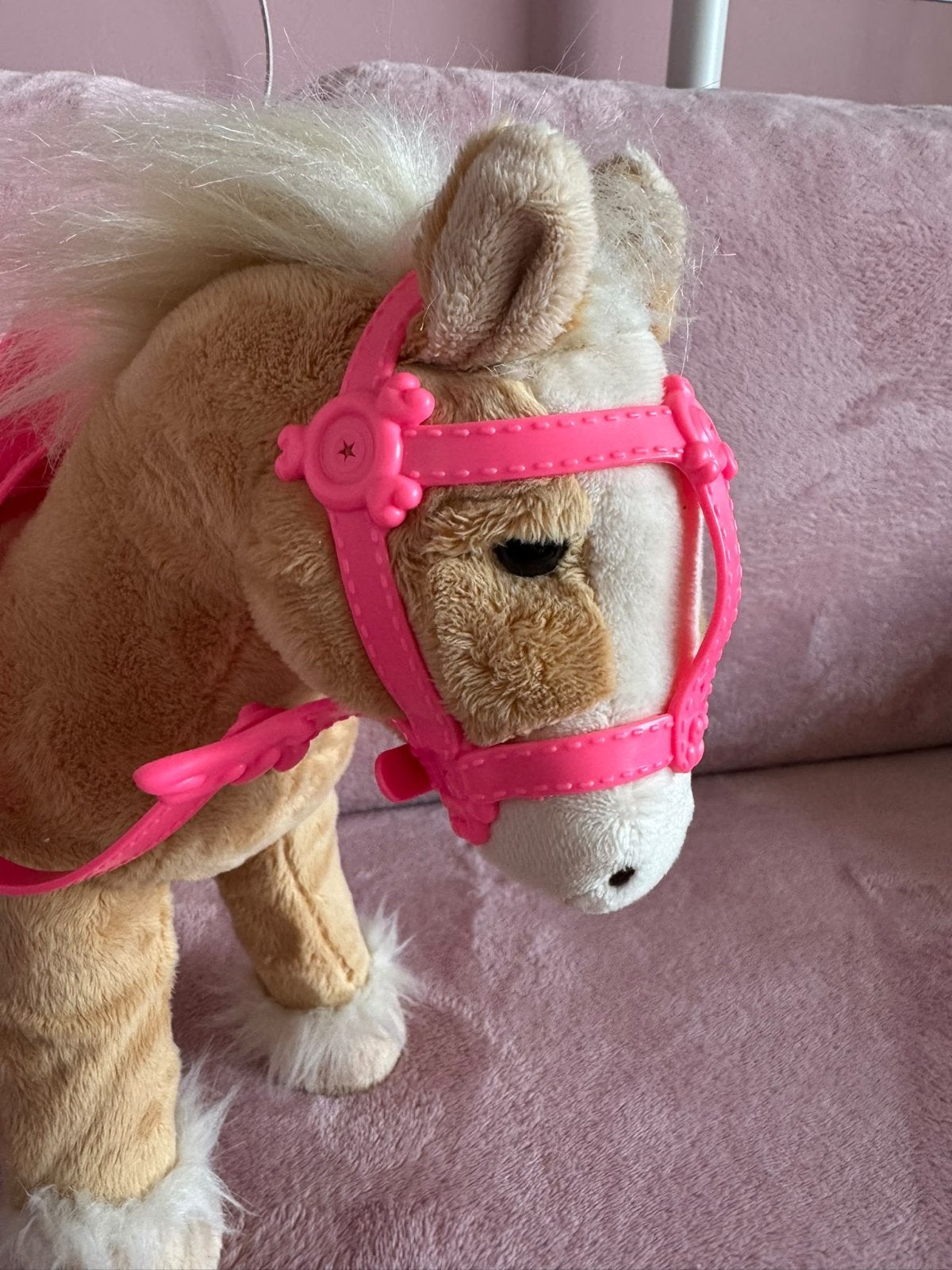 Baby Born paard met geluid, loopt echt + rij-outfit en acces, Kinderen en Baby's, Speelgoed | Poppen, Ophalen, Zo goed als nieuw