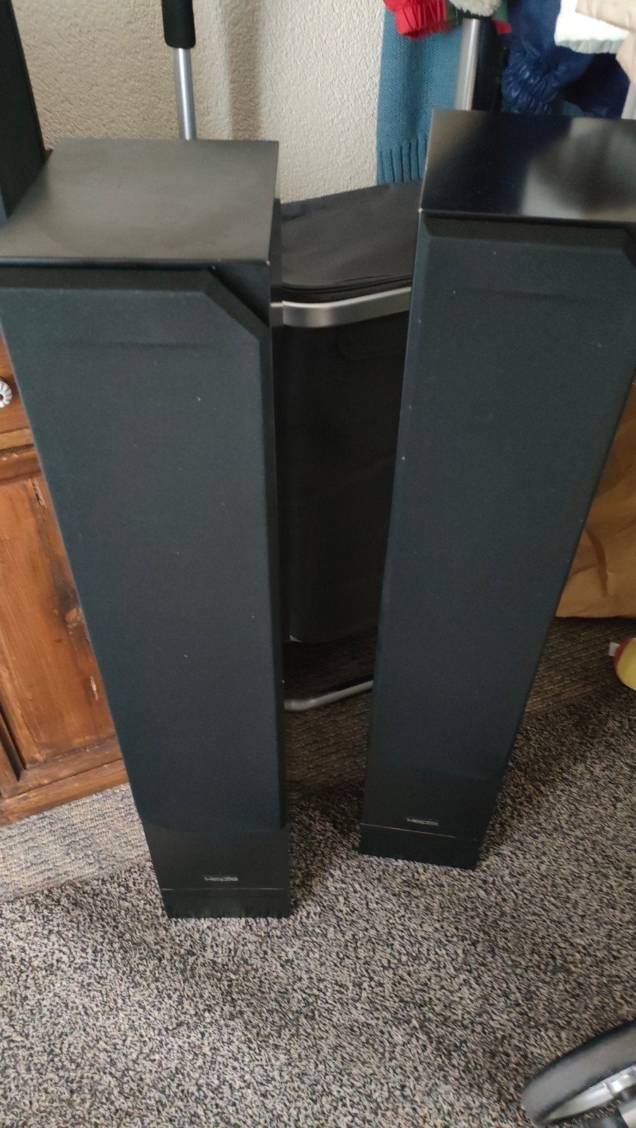 Hepta luidsprekers 2 maal, Zo goed als nieuw, 120 watt of meer, Front, Rear of Stereo speakers, Ophalen