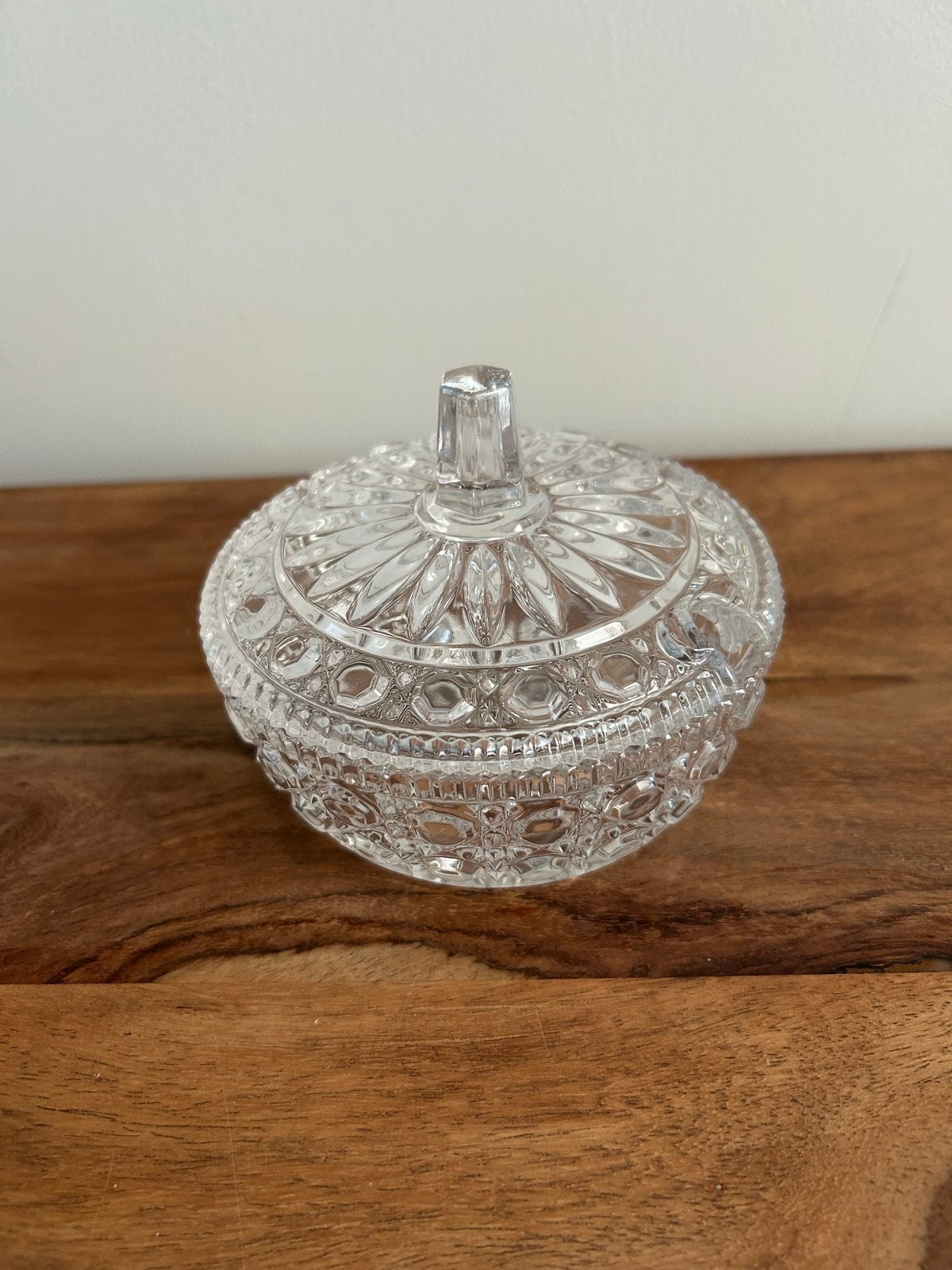 Vintage kristallen bonbonierre, Ophalen of Verzenden