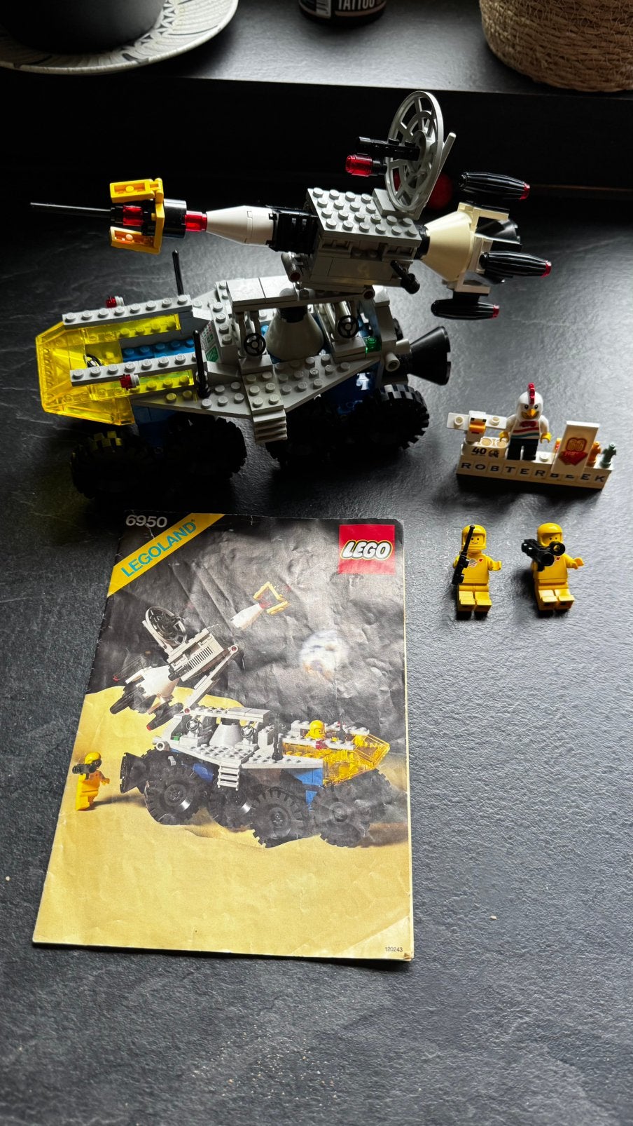 Lego classic space 6950 mobile rocket transport, Lego, Ophalen of Verzenden, Zo goed als nieuw, Complete set