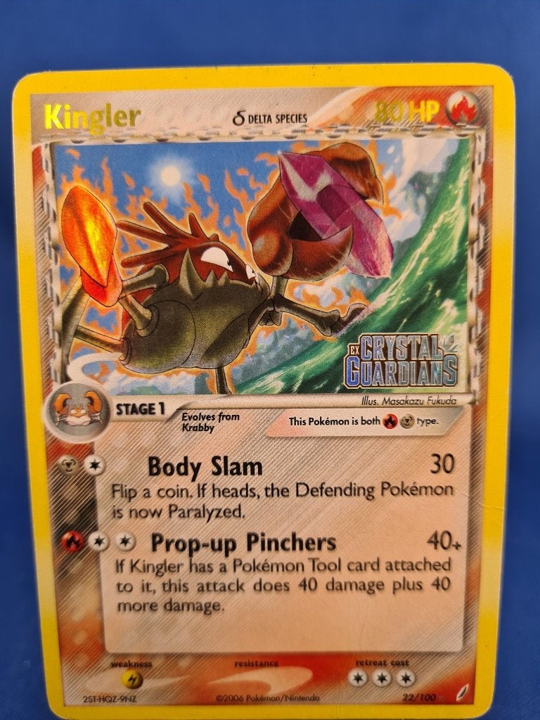Kingler δ 22/100 - Crystal Guardians (Reverse Holo), Verzenden, Gebruikt