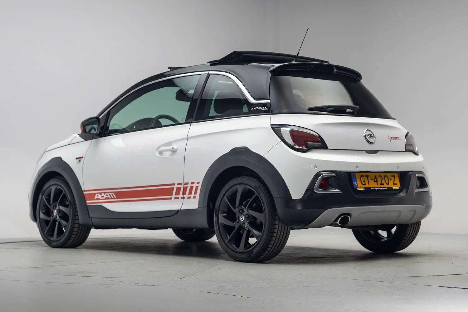 Opel ADAM 1.0 Turbo Rocks cabrio [ Climate control half lede, ADAM, Cabriolet, 4 stoelen, Wit