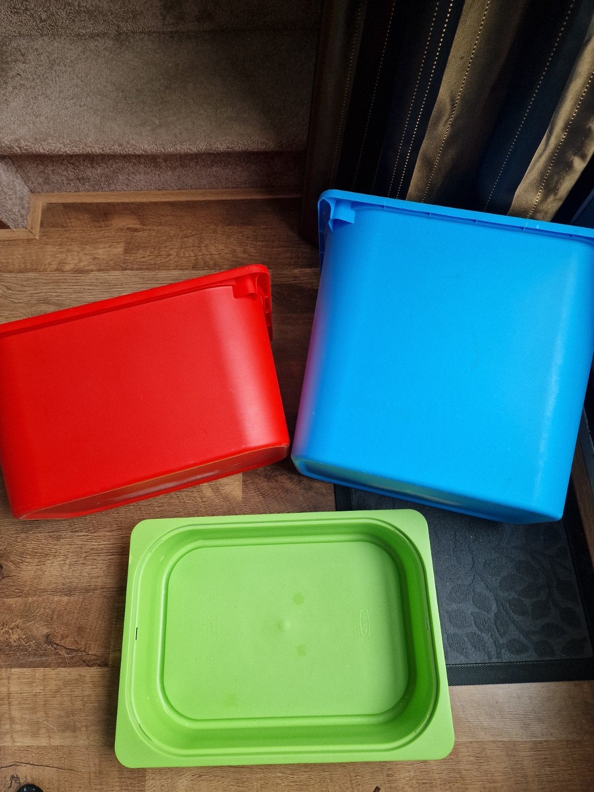 3 IKEA bakken zonder deksels - passen in IKEA kasten, Ophalen, Gebruikt, Meerkleurig, Kunststof