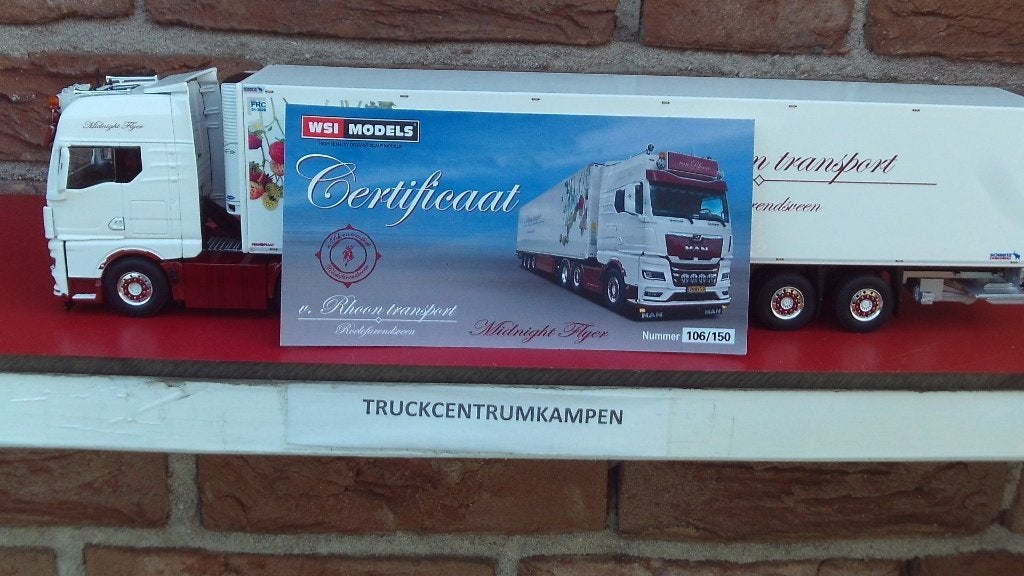 WSI  Man  TGX  GX  6 x 2  van  van  Rhoon  Transport., Ophalen of Verzenden, Nieuw, Bus of Vrachtwagen, Wsi