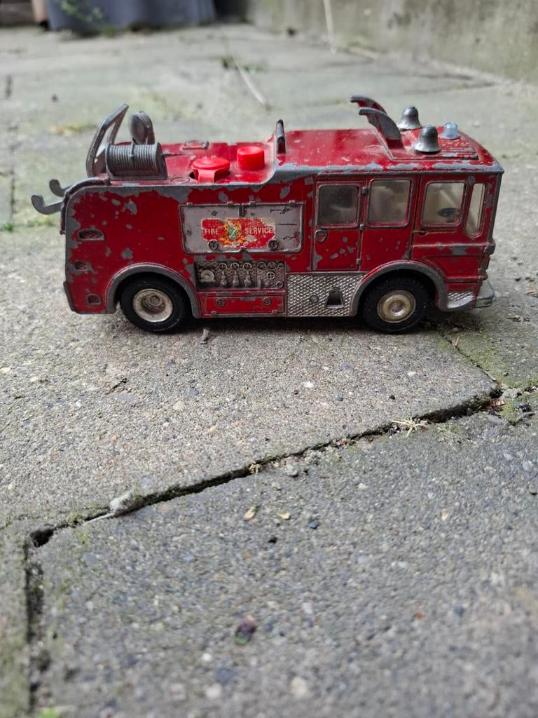 Dinky Toys Merryweather Marquis Firefox Tender 285 Brandweer, Ophalen of Verzenden, Gebruikt