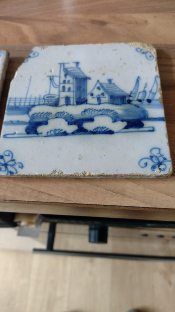 Antieke tegel, Antiek en Kunst, Ophalen of Verzenden