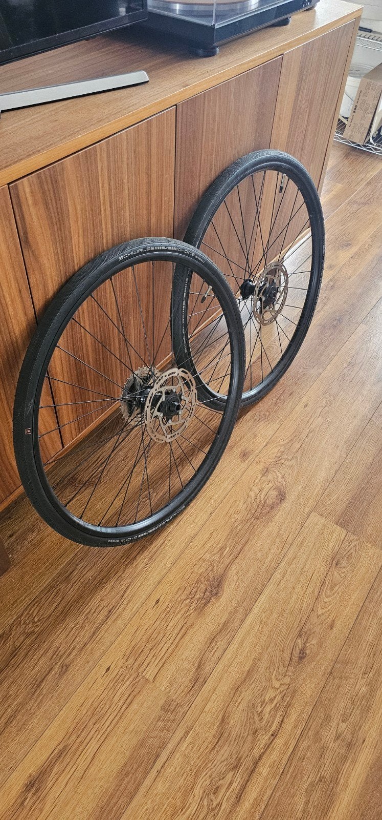 WTB ST i23 650b Wielset met Shimano Sora & Schwalbe G-One, WTB, Gebruikt, Aluminium, Racefiets