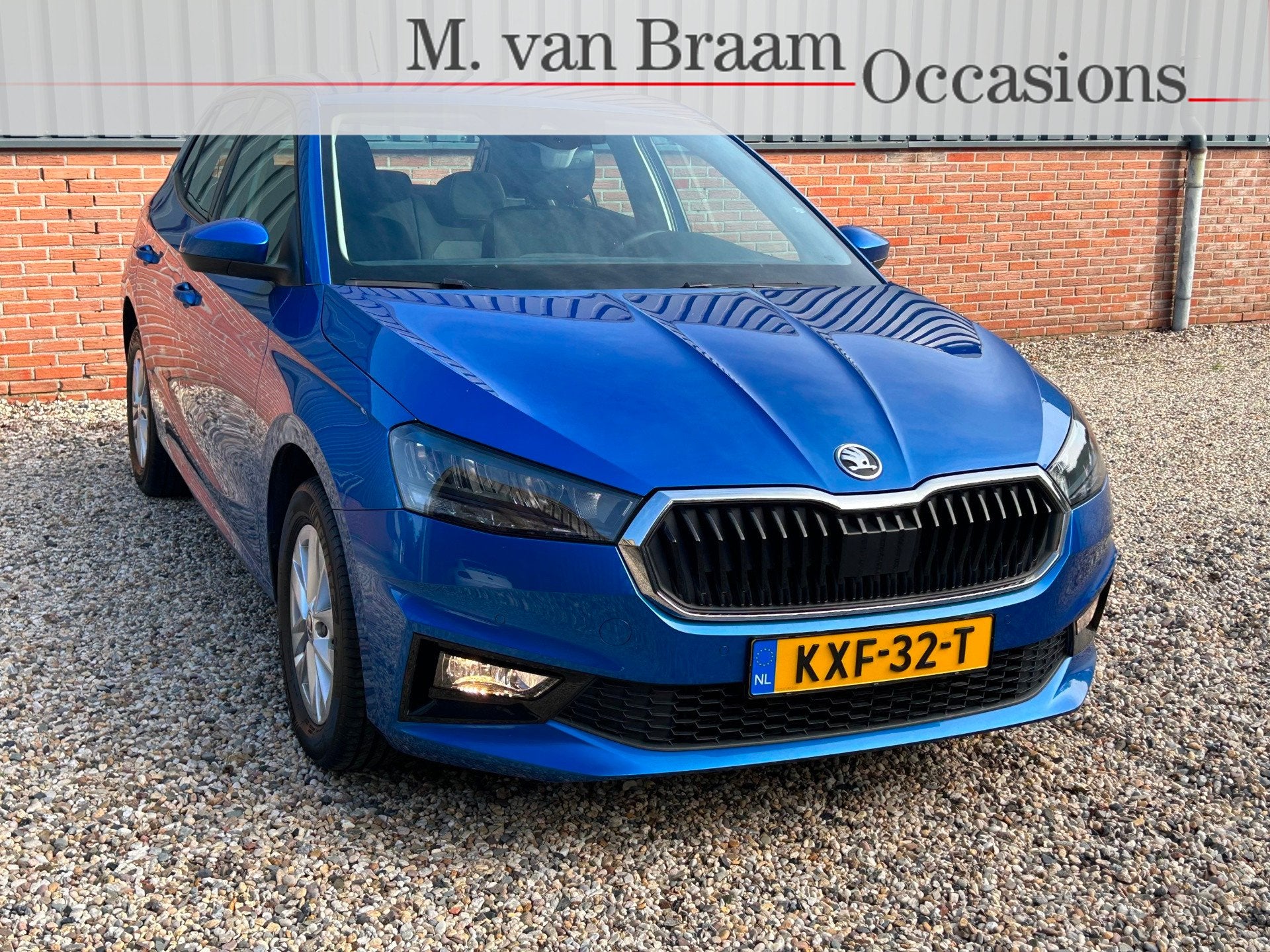 Skoda Fabia 1.0 TSI Business Edition Navigatie/ ACC /Pdc/Cam, Auto's, Automaat, Gebruikt, 1095 kg, Blauw