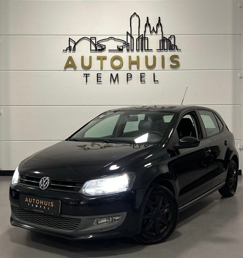 Volkswagen Polo 1.4-16V Trendline Airco 5Deurs Parkeersensor, Auto's, Voorwielaandrijving, 4 cilinders, Zwart, Handgeschakeld