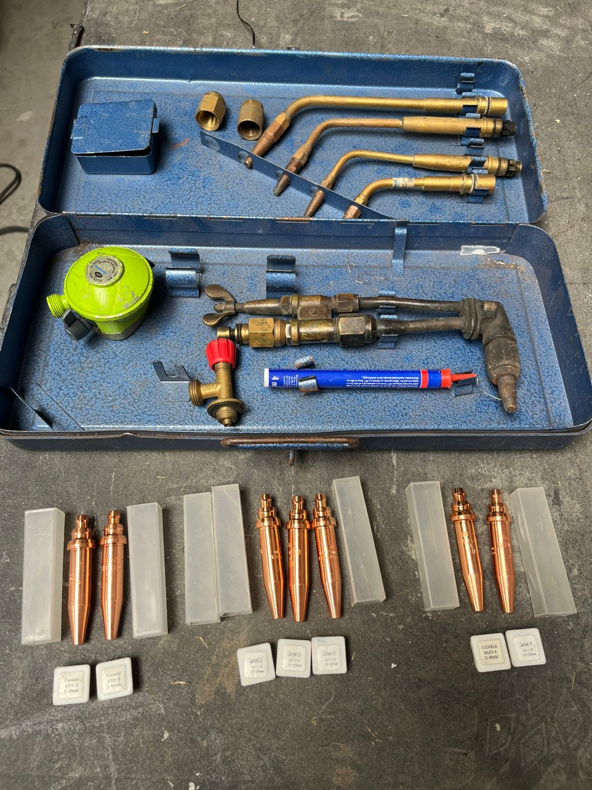 Complete Snijbranders Gereedschap Set - Diverse Toebehoren, Doe-het-zelf en Verbouw, Ophalen of Verzenden, Gebruikt, Overige typen