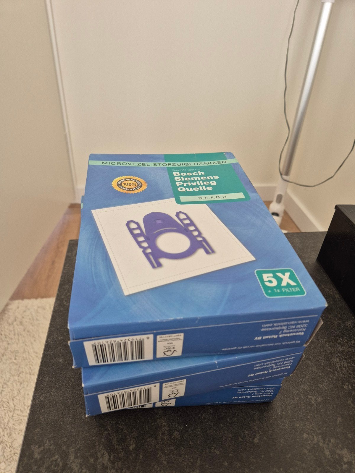 3x5 Stofzuigerzakken nieuw, Ophalen, Nieuw
