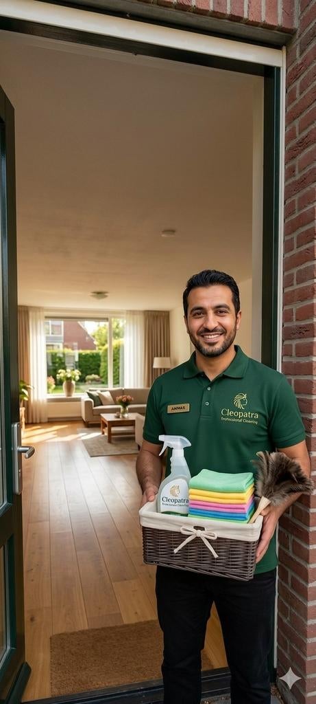 Schoonmaak hulp Utrecht – 30% korting eerste keer