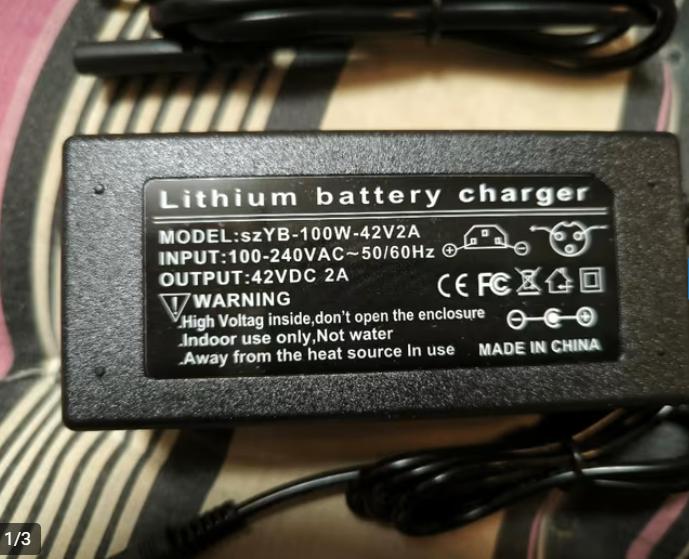 Nieuwe lithiumcharger 42V, ook voor 36V geschikt, Verzenden, Nieuw