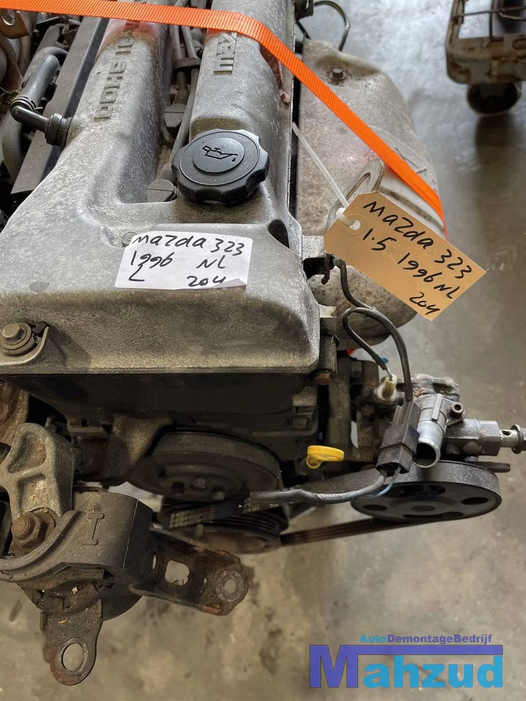 MAZDA 323 1.5i 1.5 i 16V MOTORBLOK Z5 MOTOR, Auto-onderdelen, Motor en Toebehoren, Gebruikt, Shinchi, Fuchu-Cho 3-1
730-8670  Hiroshima