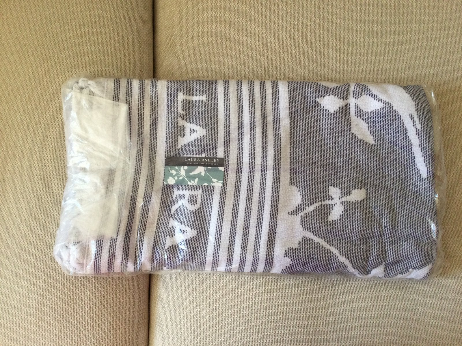 Laura Ashley Strandlaken/Hamamdoek Midnight blauw 90x180 cm, Ophalen of Verzenden, Nieuw
