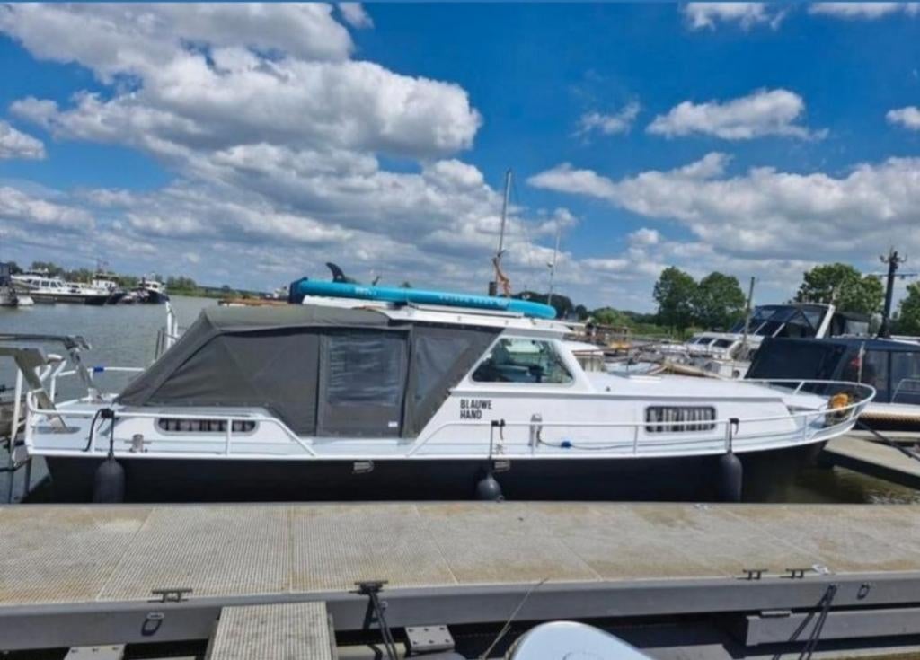 Blauwe Hand Kruiser - Comfortabel en Ruim Schip, Watersport en Boten, Motorboten en Motorjachten, Ophalen, Gebruikt, Staal, Binnenboordmotor