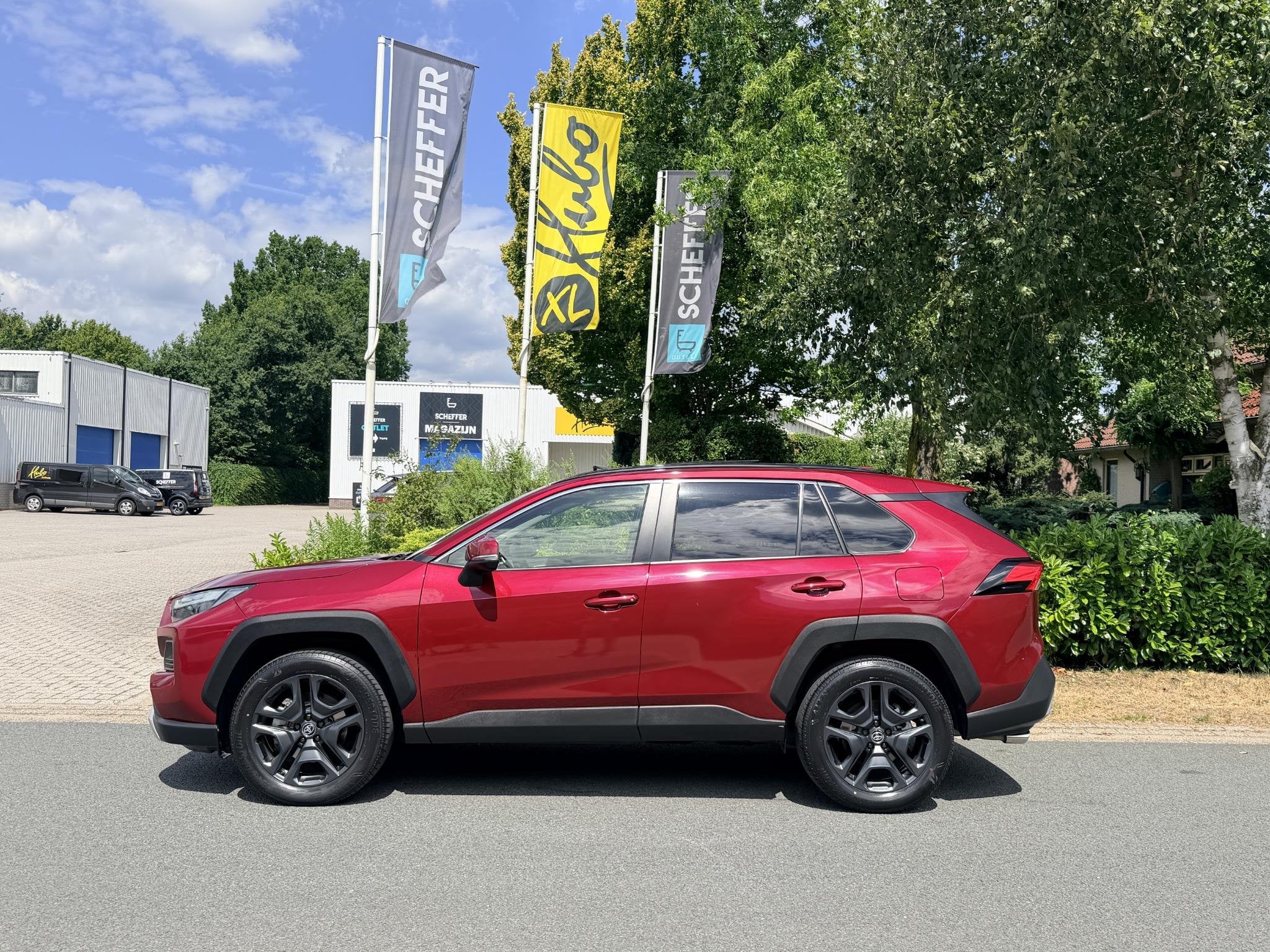 Toyota RAV4 2.5 Hybrid AWD 222PK ADVENTURE•Pano•Leder, Auto's, Toyota, Automaat, Gebruikt, Euro 6, 4 cilinders