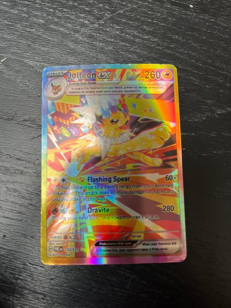 Jolteon EX 153/131, Ophalen of Verzenden, Nieuw