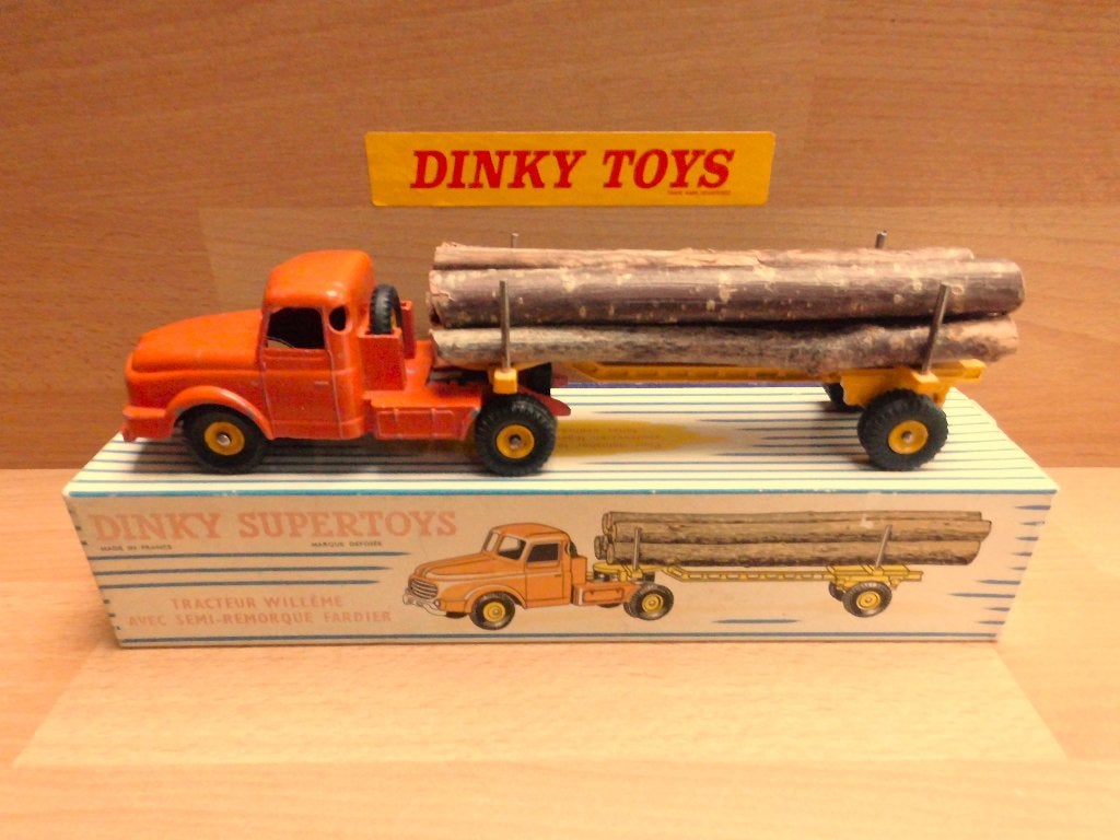 Dinky Toys MECCANO FRANKRIJK no. 897 Willème Fardier + doos, Ophalen of Verzenden, Zo goed als nieuw, Bus of Vrachtwagen, Dinky Toys