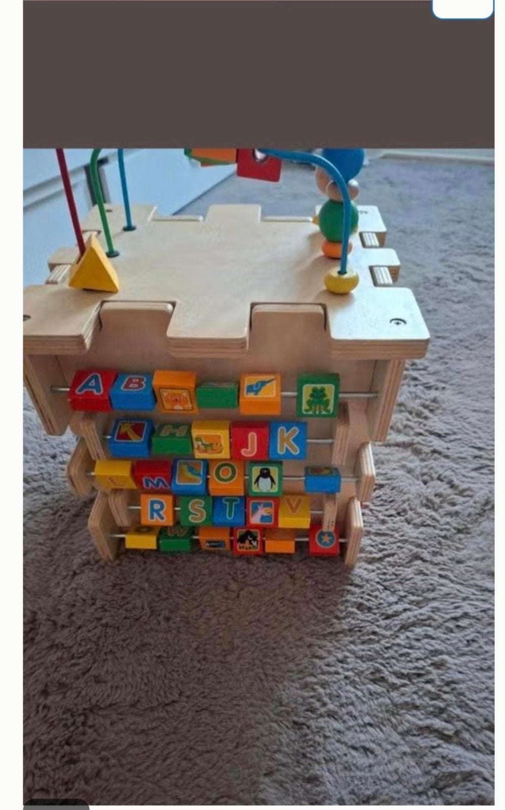 Te koop:Activiteiten kubus van Kidkraft., Ophalen of Verzenden, Gebruikt, Overige merken