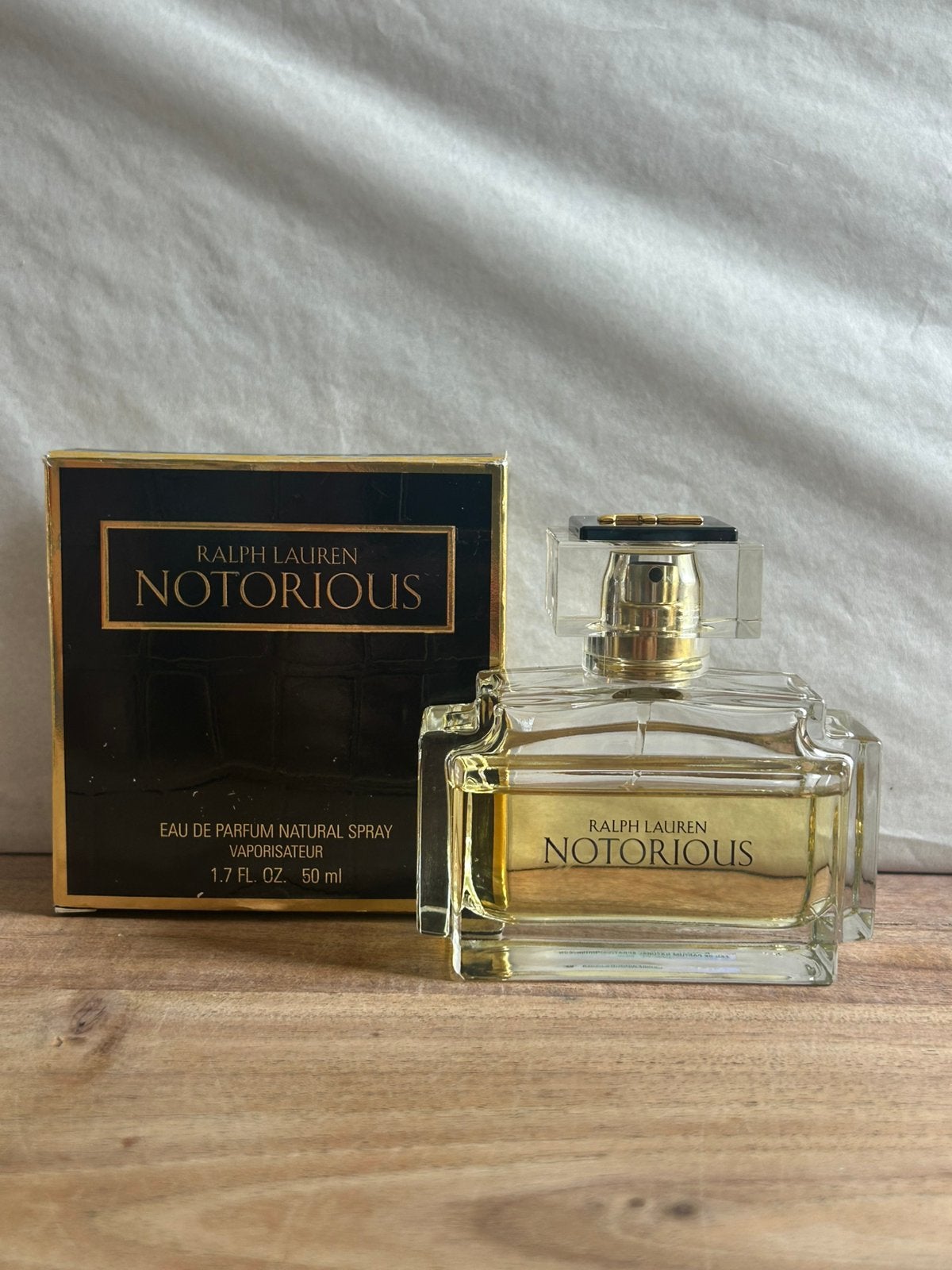 Ralph Lauren - notorious 50ml edp, Ophalen of Verzenden, Gebruikt