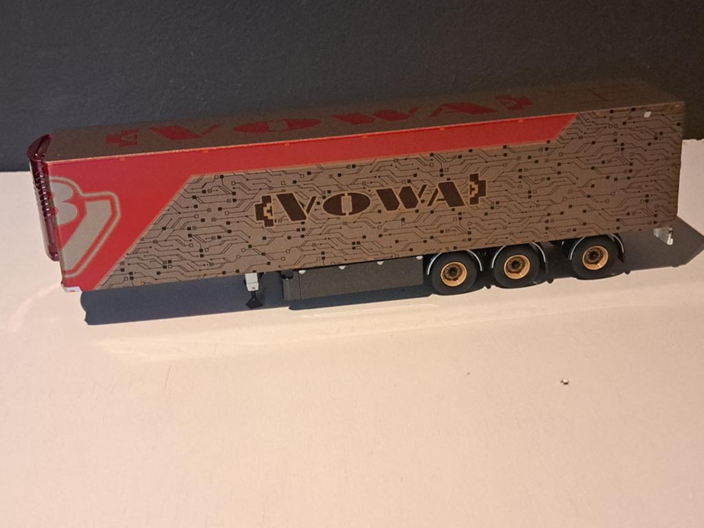 Tekno trailer Vowa, Ophalen of Verzenden, Zo goed als nieuw, Bus of Vrachtwagen, Tekno