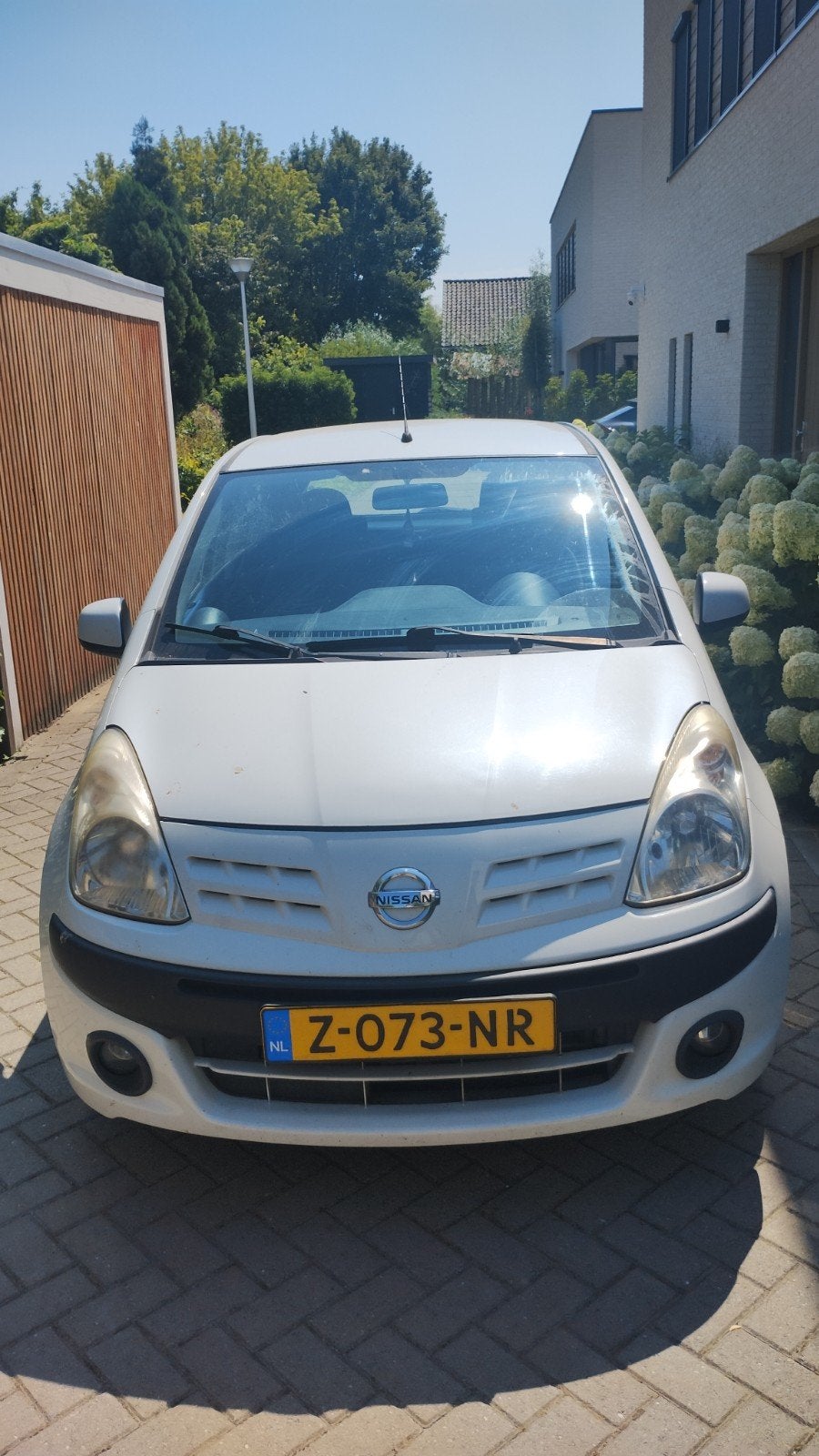 Nissan Pixo 1.0 50KW 5D 2012 Wit, Voorwielaandrijving, Stof, 200 kg, 4 cilinders