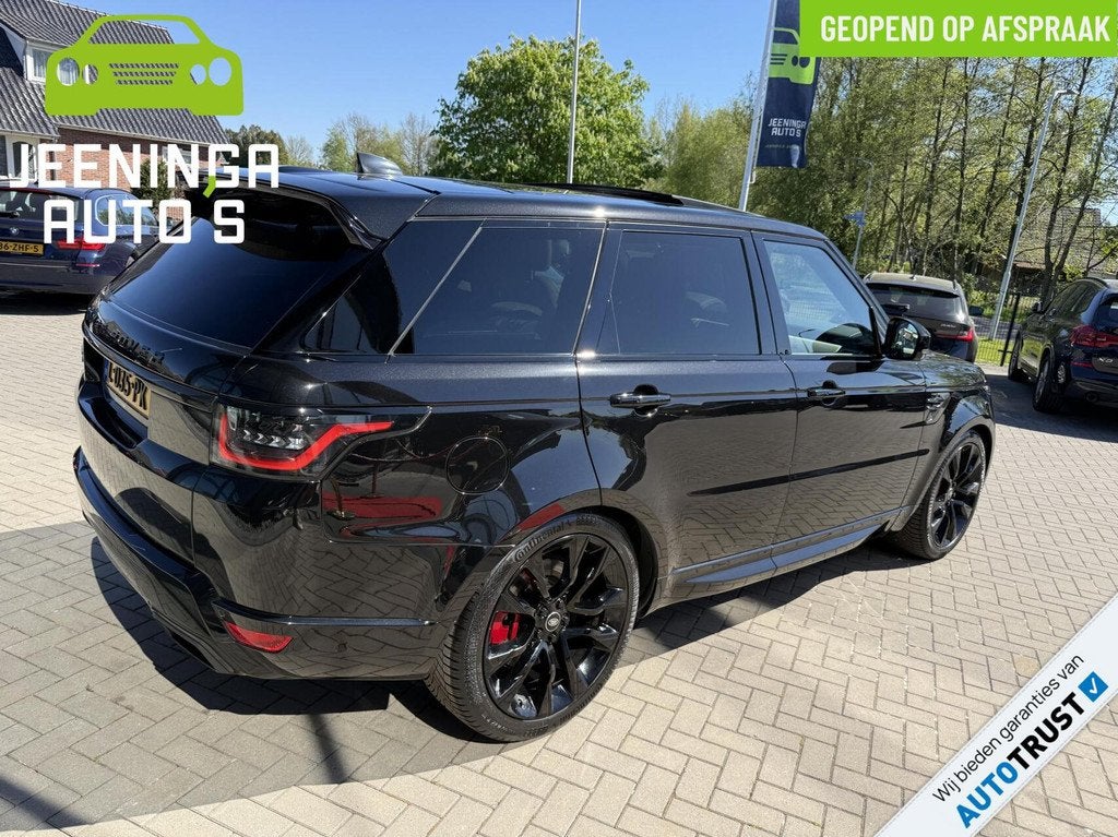 Land Rover Range Rover Sport P400 HST Dynamic Stealth|360Cam, Auto's, Land Rover, Automaat, Gebruikt, Startonderbreker, Bedrijf