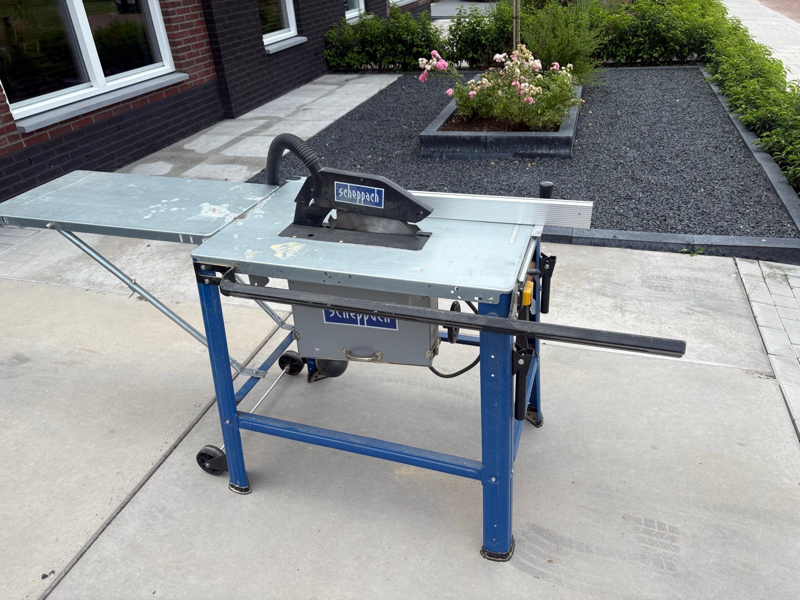 Scheppach HS1200 Tafelzaag - Krachtige Cirkelzaag, Doe-het-zelf en Verbouw, Ophalen, Gebruikt, Cirkelzaag, 70 mm of meer