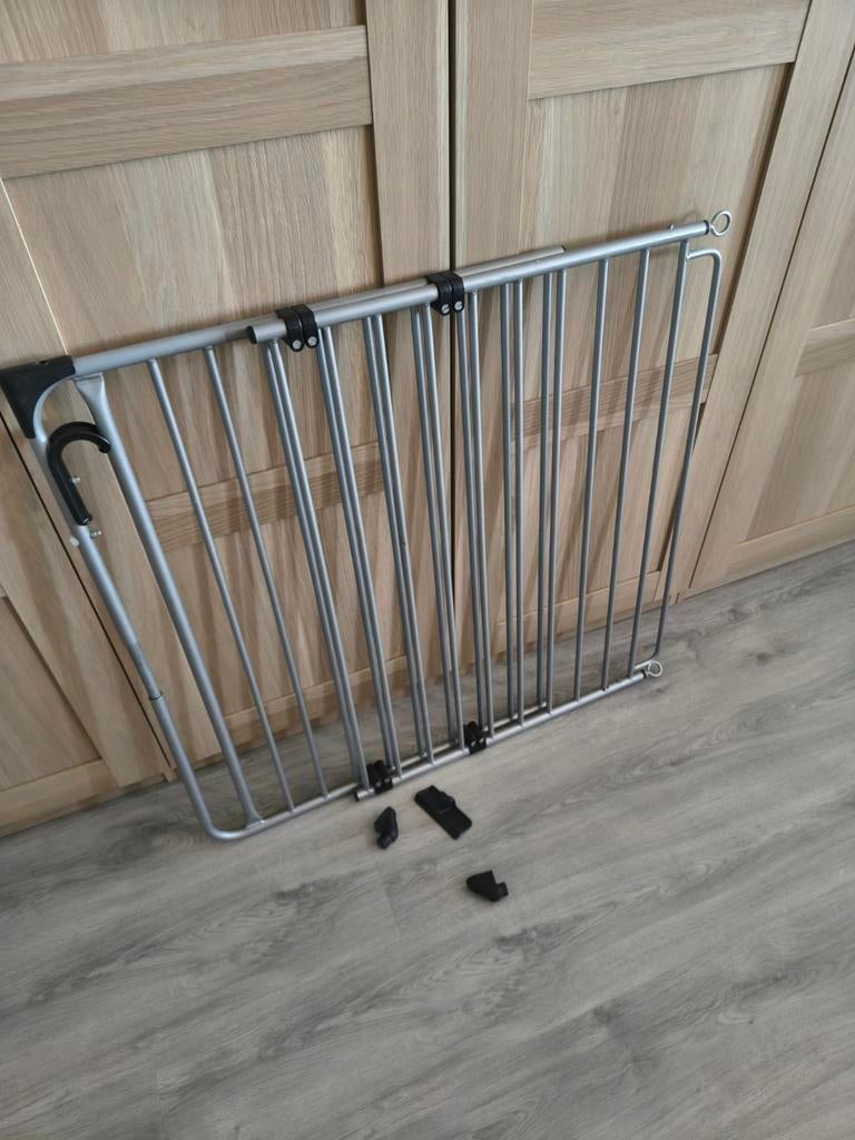Metalen Veiligheidshekje - Uitschuifbaar, Ophalen, Gebruikt, 100 tot 115 cm, Klemhekje