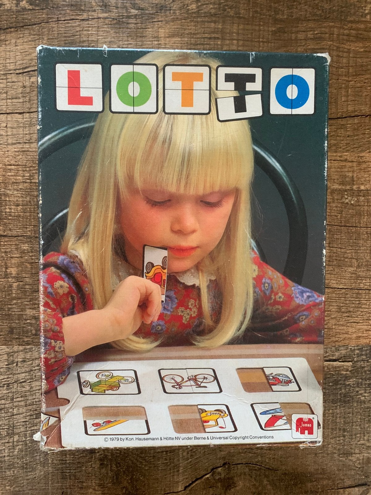 Vintage Jumbo Lotto (1979), Hobby en Vrije tijd, Verzenden, Gebruikt