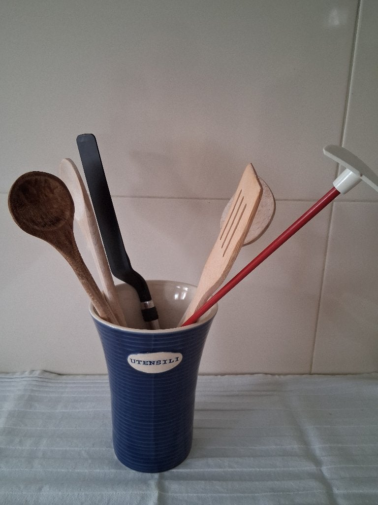 Utensili design blauwe keukenpot Malin Gustavsson Sweden, Ophalen of Verzenden