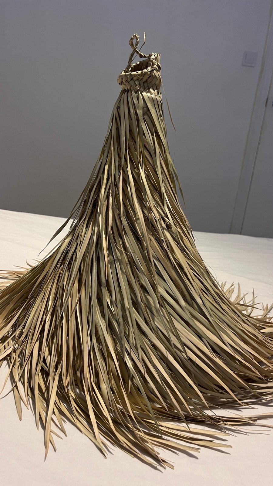 Ibiza Style Palmblad Lampenkap – Handgemaakt in Spanje, Beige, Rond, Nieuw, Verzenden