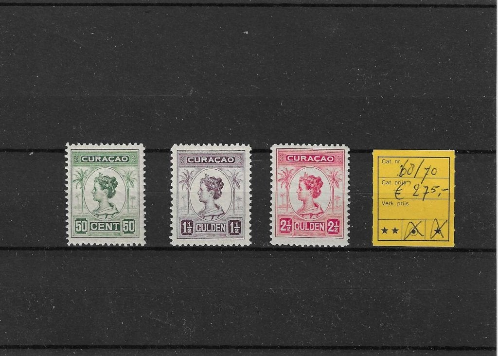 Curacao Nr 68/69/70 postfris, Verzenden, Nederland en Buitenland