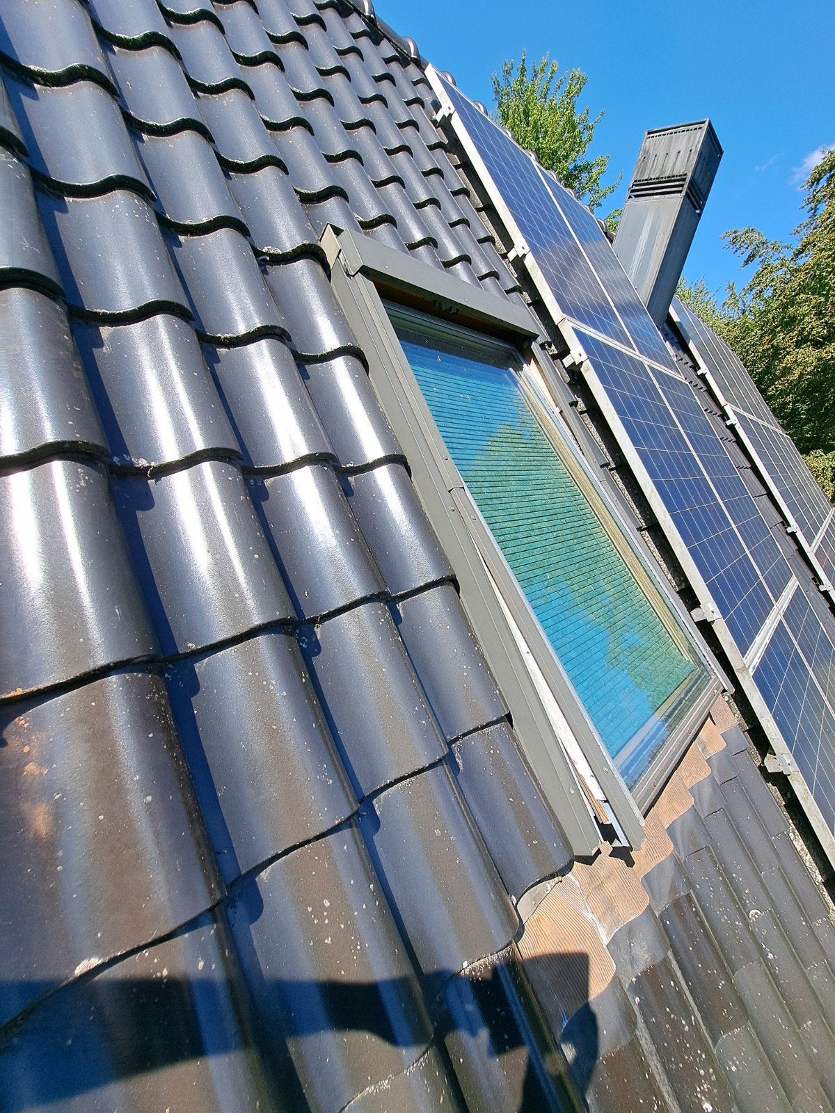 Velux Dakraam GGL 410 (94x160 cm) incl. Jaloezie, Ophalen, Gebruikt, 80 tot 120 cm, 160 cm of meer