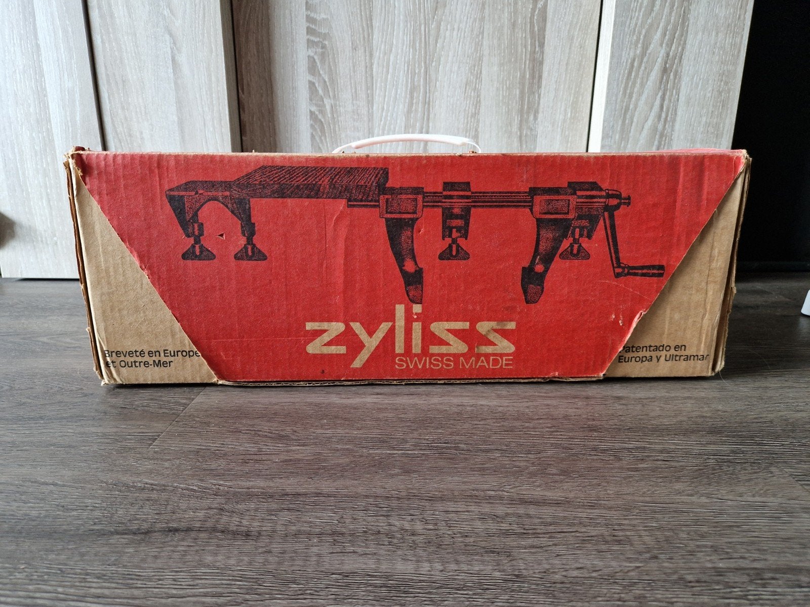 Zyliss 4-in-1 bankschroef in goede staat, Doe-het-zelf en Verbouw, Ophalen of Verzenden, Zo goed als nieuw, Bankschroef, Overige merken