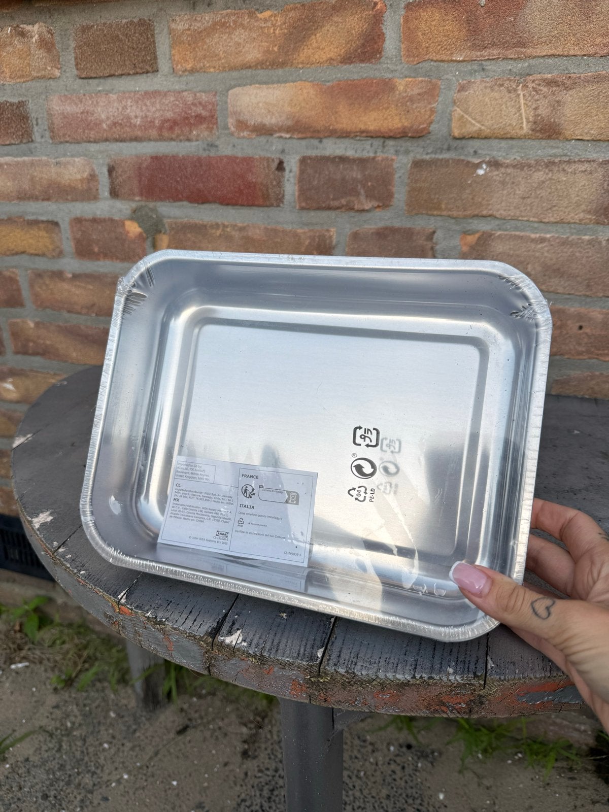 IKEA Roestvrijstalen Ovenschaal/Braadslede - Nieuw, Overige typen, IKEA, Ophalen of Verzenden, Metaal
