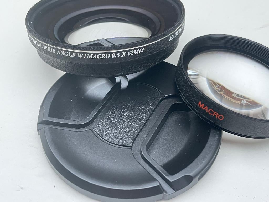 Macro & Wide voorzetlens 62mm, Ophalen of Verzenden, 1960 tot 1980