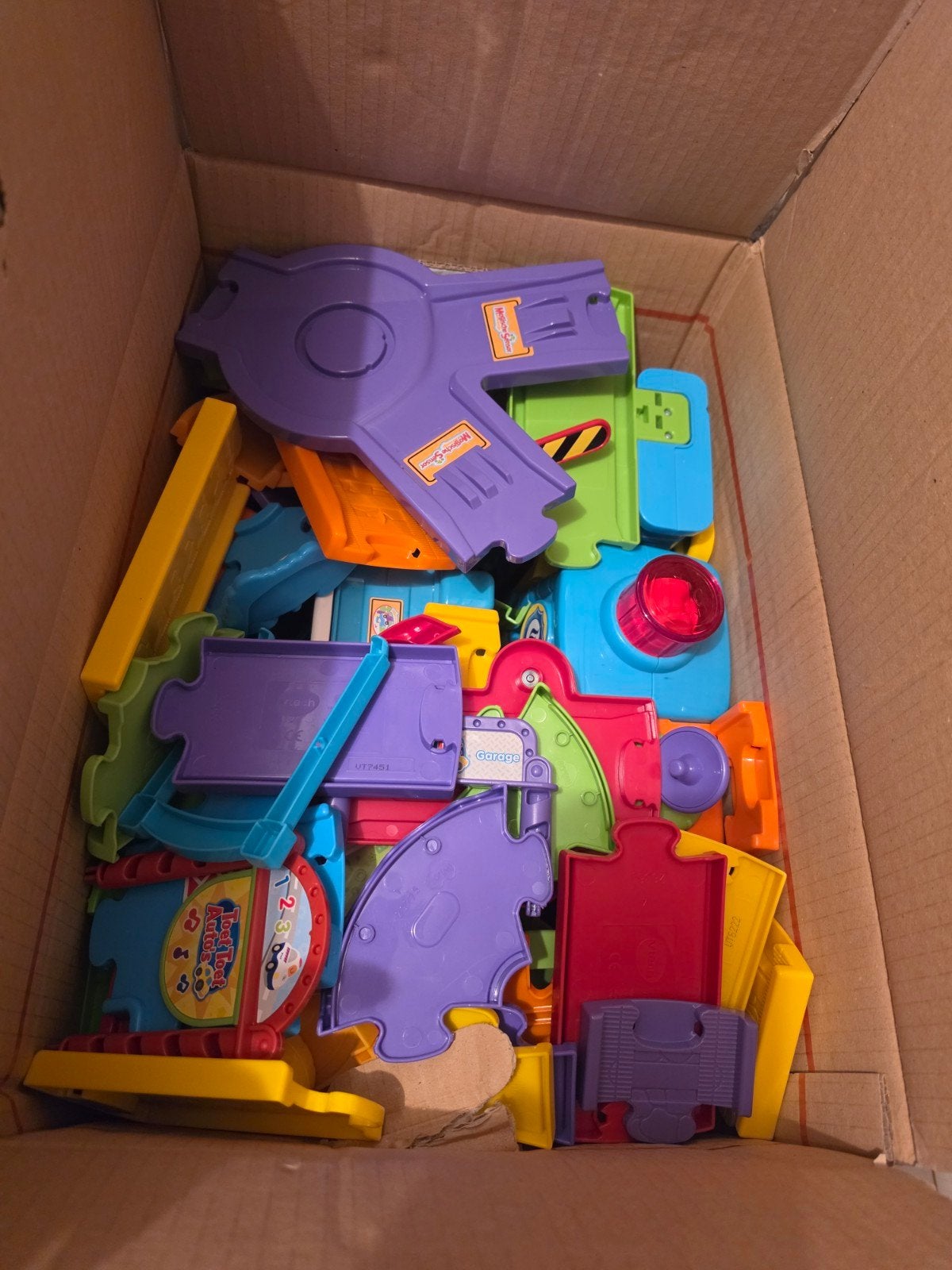 vtech toettoet auto, Ophalen