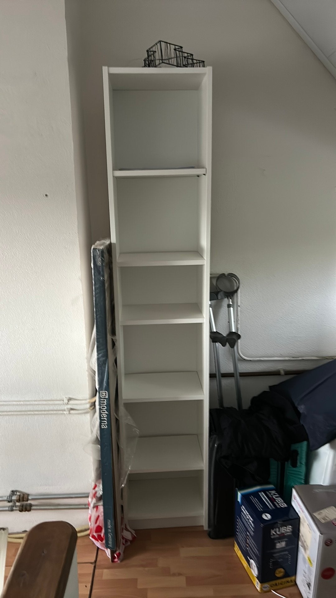 Witte billy boekenkast ikea izgst, Ophalen, 200 cm of meer, 50 tot 100 cm, Zo goed als nieuw