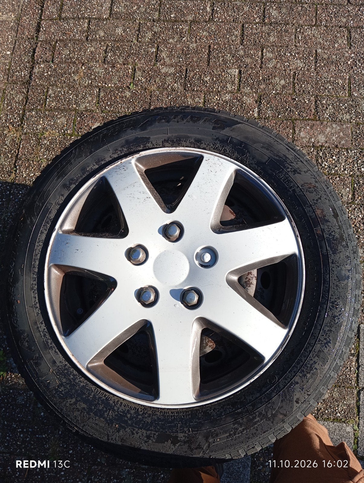 autowielen 185 65 r15 4 sezonen, Ophalen, Gebruikt