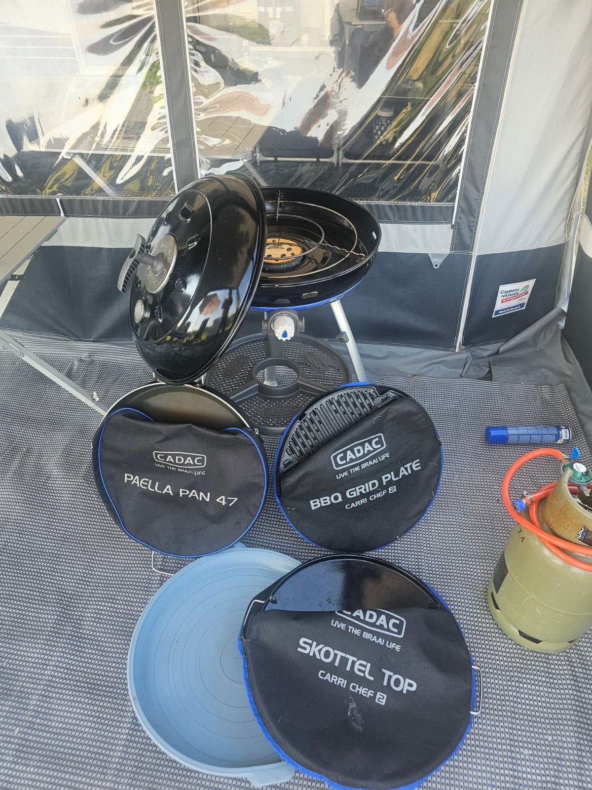Cadac Carri Chef 2 met diverse accessoires, Tuin en Terras, Barbecue-accessoires, Gebruikt, Ophalen
